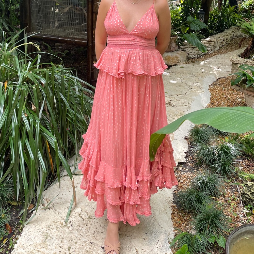 Brand new pink maxi dress